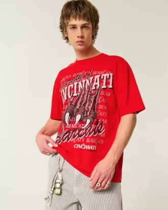Boxy University of Cincinnati Bearcats Graphic Tee,Boxy University of Cincinnati Bearcats Graphic Tee Boxy University of Cincinnati Bearcats Graphic Tee,Boxy University of Cincinnati Bearcats Graphic Tee