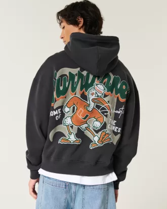 Boxy University of Miami Graphic Hoodie,Boxy University of Miami Graphic Hoodie Boxy University of Miami Graphic Hoodie,Boxy University of Miami Graphic Hoodie