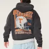Boxy University of Tennessee Vols Graphic Hoodie,Boxy University of Tennessee Vols Graphic Hoodie