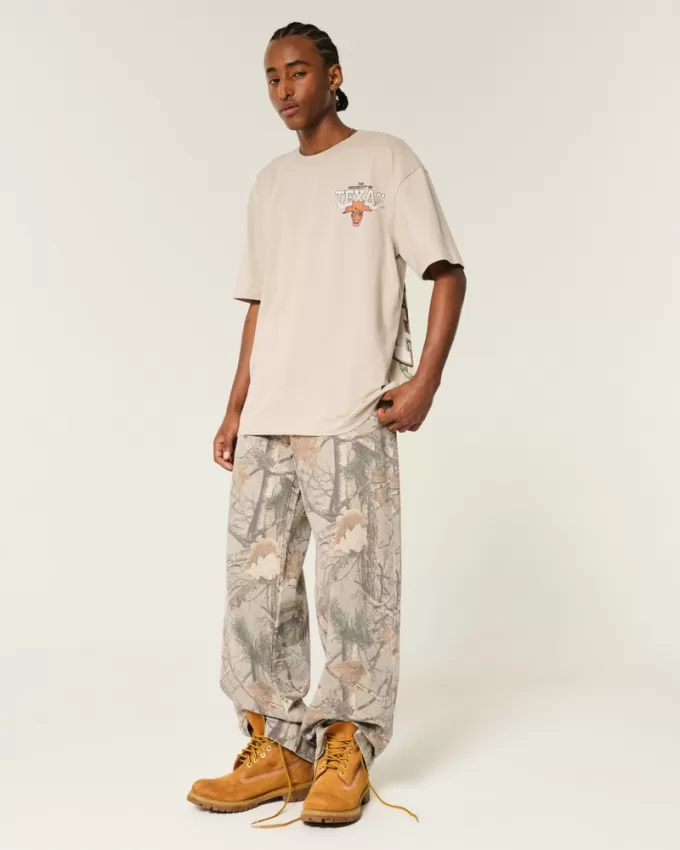 Boxy University of Texas Graphic Tee,Boxy University of Texas Graphic Tee