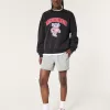 Boxy University of Wisconsin Graphic Crew Sweatshirt,Boxy University of Wisconsin Graphic Crew Sweatshirt