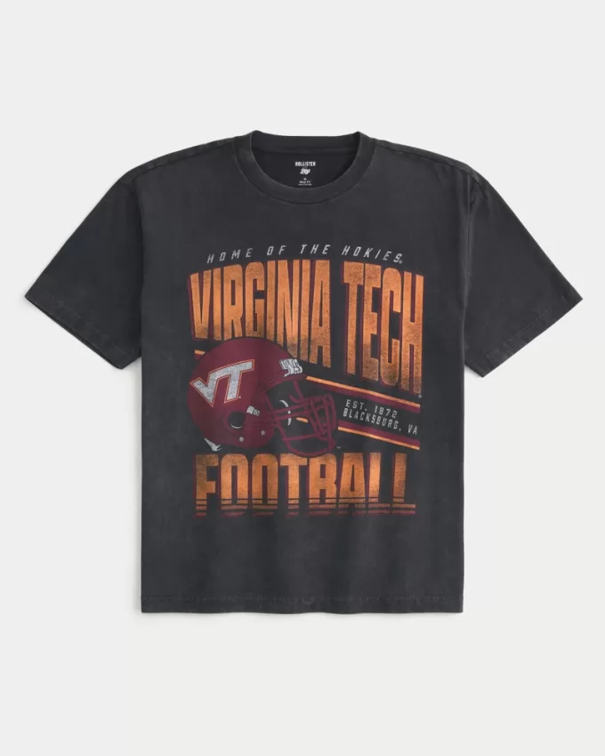 Boxy Virginia Tech Hokies Graphic Tee,Boxy Virginia Tech Hokies Graphic Tee Boxy Virginia Tech Hokies Graphic Tee,Boxy Virginia Tech Hokies Graphic Tee