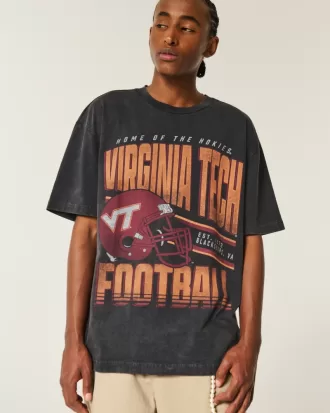 Boxy Virginia Tech Hokies Graphic Tee,Boxy Virginia Tech Hokies Graphic Tee Boxy Virginia Tech Hokies Graphic Tee,Boxy Virginia Tech Hokies Graphic Tee