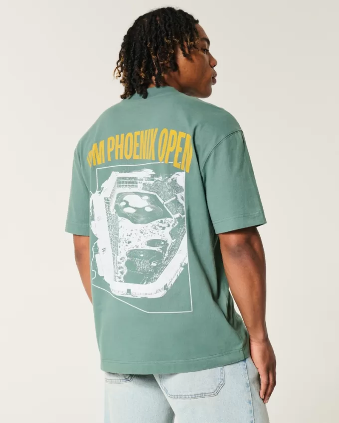 Boxy WM Phoenix Open Graphic Tee,Boxy WM Phoenix Open Graphic Tee