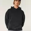 Boxy Washed Hoodie,Boxy Washed Hoodie
