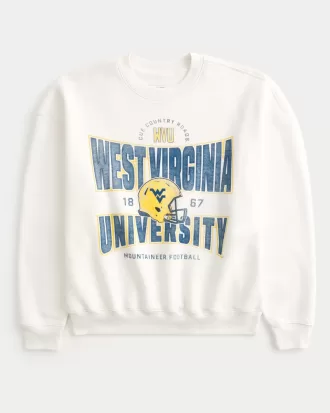 Boxy West Virginia University Graphic Crew Sweatshirt,Boxy West Virginia University Graphic Crew Sweatshirt Boxy West Virginia University Graphic Crew Sweatshirt,Boxy West Virginia University Graphic Crew Sweatshirt