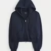 Boxy Zip-Up Hoodie,Boxy Zip-Up Hoodie Boxy Zip-Up Hoodie,Boxy Zip-Up Hoodie