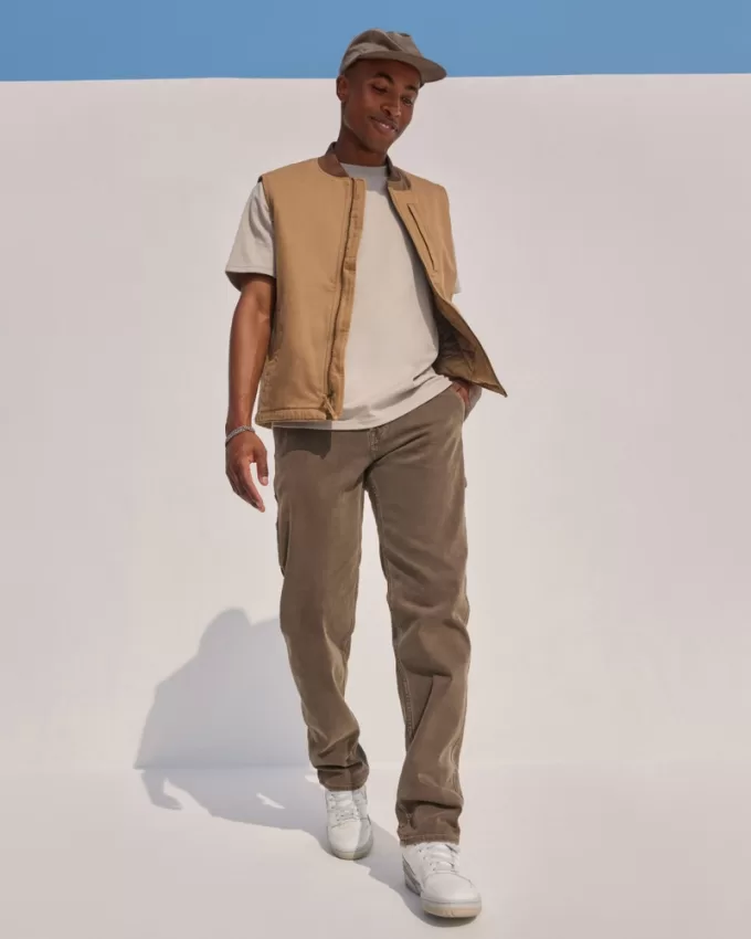 Brown Loose Carpenter Jeans,Brown Loose Carpenter Jeans