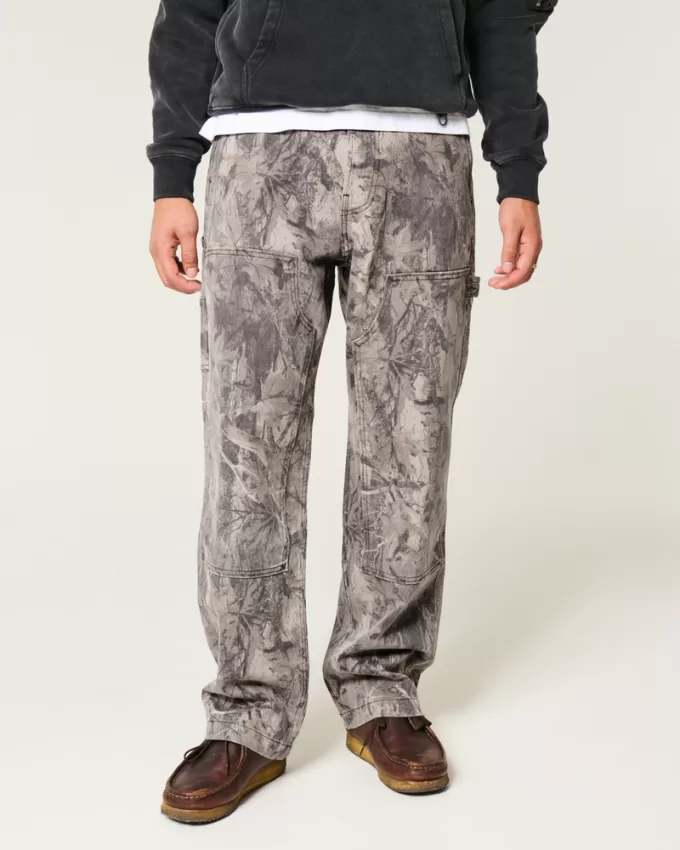 Camo Baggy Carpenter Jeans,Camo Baggy Carpenter Jeans