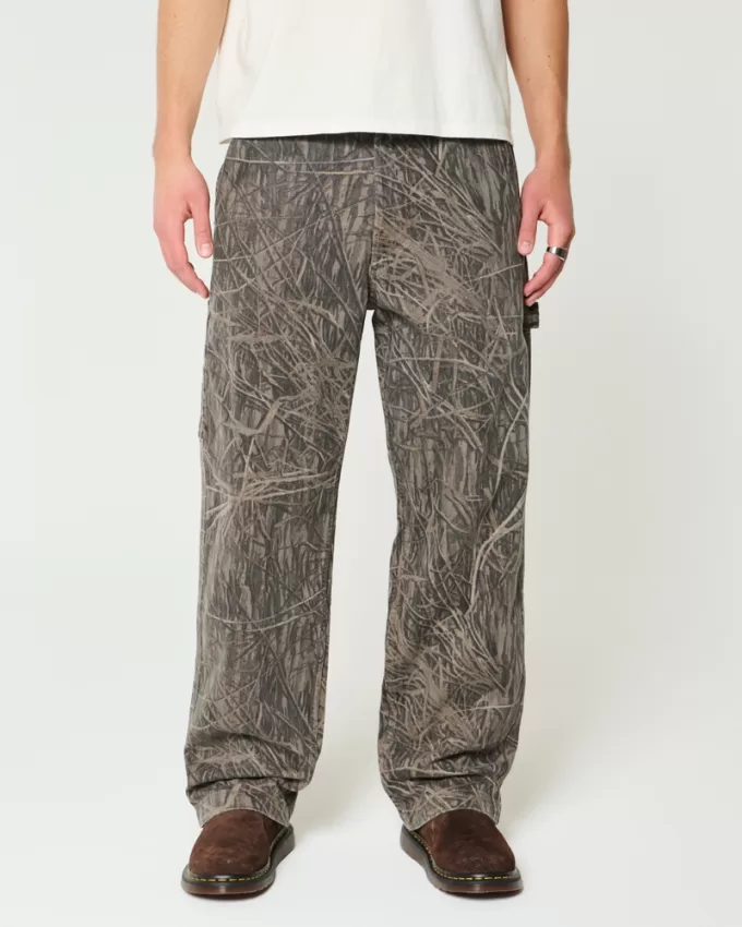 Camo Baggy Painter Jeans,Camo Baggy Painter Jeans
