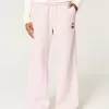 Cherry Graphic Wide-Leg Sweatpants,Cherry Graphic Wide-Leg Sweatpants