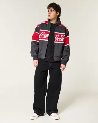 Coca-Cola Graphic Racing Jacket,Coca-Cola Graphic Racing Jacket Coca-Cola Graphic Racing Jacket,Coca-Cola Graphic Racing Jacket