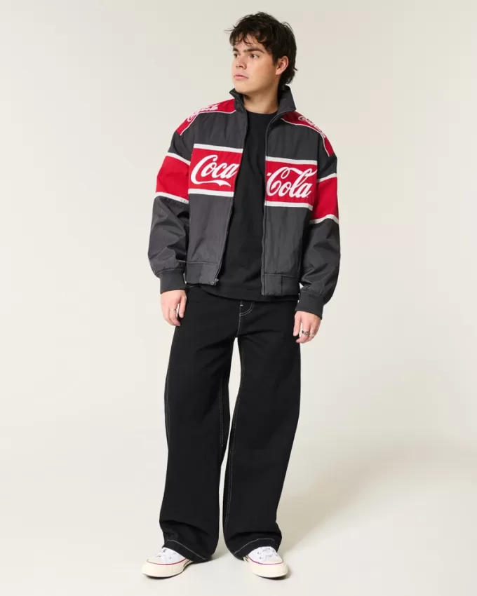 Coca-Cola Graphic Racing Jacket,Coca-Cola Graphic Racing Jacket Coca-Cola Graphic Racing Jacket,Coca-Cola Graphic Racing Jacket
