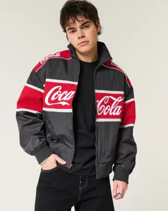 Coca-Cola Graphic Racing Jacket,Coca-Cola Graphic Racing Jacket Coca-Cola Graphic Racing Jacket,Coca-Cola Graphic Racing Jacket