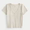 Cotton Blend V-Neck Baby Tee,Cotton Blend V-Neck Baby Tee Cotton Blend V-Neck Baby Tee,Cotton Blend V-Neck Baby Tee
