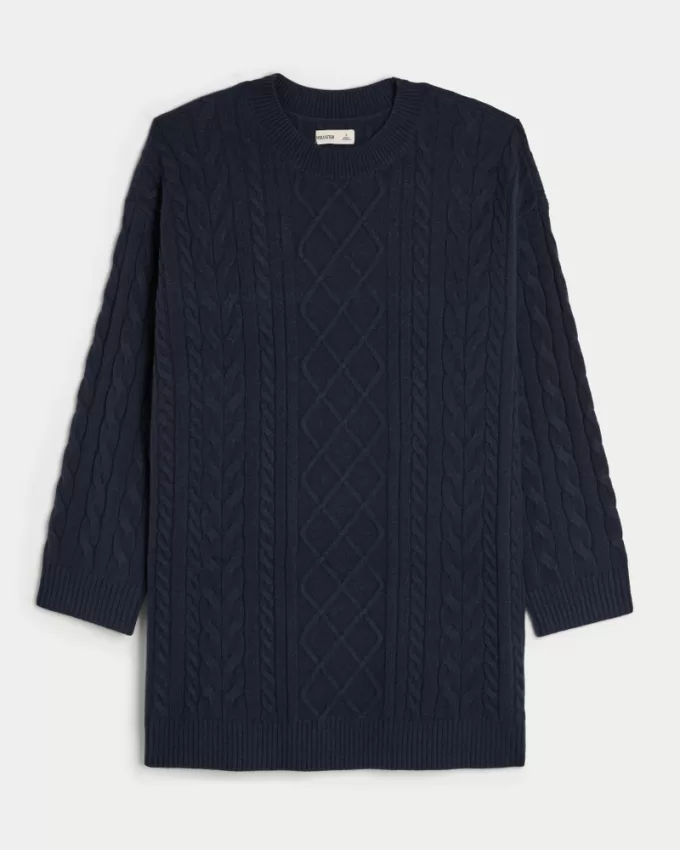 Cozy Cable-Knit Sweater Dress,Cozy Cable-Knit Sweater Dress Cozy Cable-Knit Sweater Dress,Cozy Cable-Knit Sweater Dress