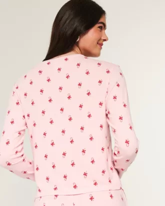 Cozy Long-Sleeve Pajama Shirt,Cozy Long-Sleeve Pajama Shirt