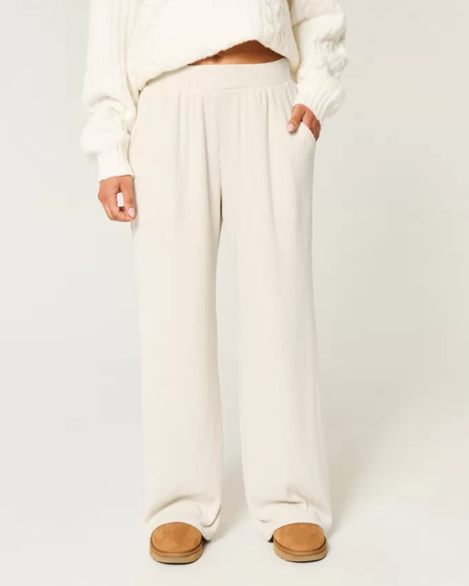 Cozy Ribbed Baggy Pants,Cozy Ribbed Baggy Pants Cozy Ribbed Baggy Pants,Cozy Ribbed Baggy Pants