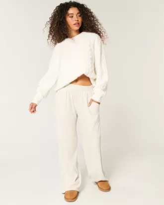 Cozy Ribbed Baggy Pants,Cozy Ribbed Baggy Pants