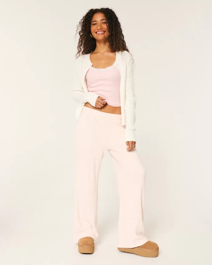 Cozy Ribbed Baggy Pants,Cozy Ribbed Baggy Pants Cozy Ribbed Baggy Pants,Cozy Ribbed Baggy Pants