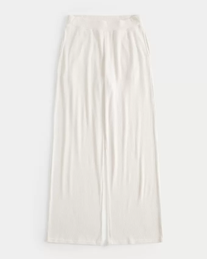 Cozy Ribbed Wide-Leg Pants,Cozy Ribbed Wide-Leg Pants Cozy Ribbed Wide-Leg Pants,Cozy Ribbed Wide-Leg Pants