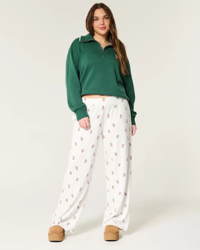 Cozy Wide-Leg Pajama Pants,Cozy Wide-Leg Pajama Pants Cozy Wide-Leg Pajama Pants,Cozy Wide-Leg Pajama Pants