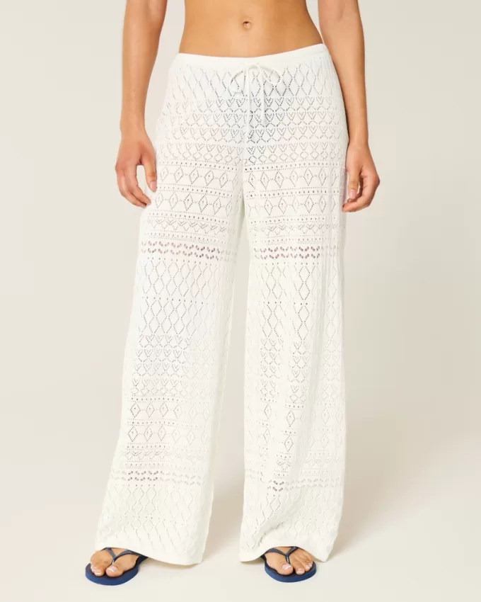 Crochet-Style Cover Up Pants,Crochet-Style Cover Up Pants Crochet-Style Cover Up Pants,Crochet-Style Cover Up Pants