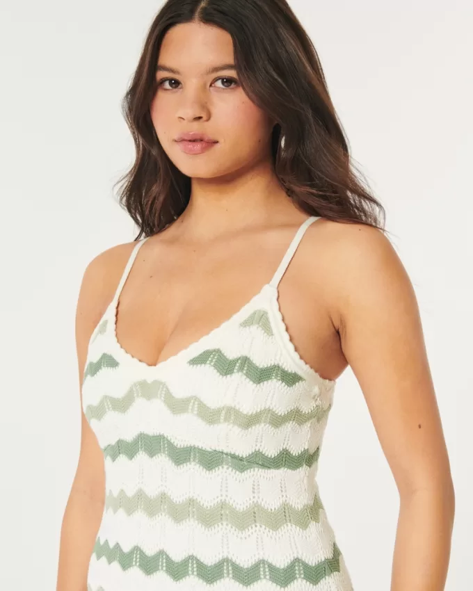 Crochet-Style Midi Dress,Crochet-Style Midi Dress Crochet-Style Midi Dress,Crochet-Style Midi Dress