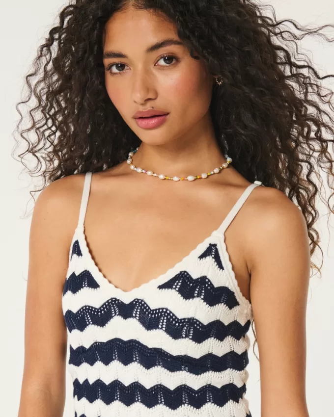 Crochet-Style Midi Dress,Crochet-Style Midi Dress Crochet-Style Midi Dress,Crochet-Style Midi Dress