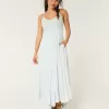 Crochet-Style Mix V-Neck Maxi Dress,Crochet-Style Mix V-Neck Maxi Dress Crochet-Style Mix V-Neck Maxi Dress,Crochet-Style Mix V-Neck Maxi Dress