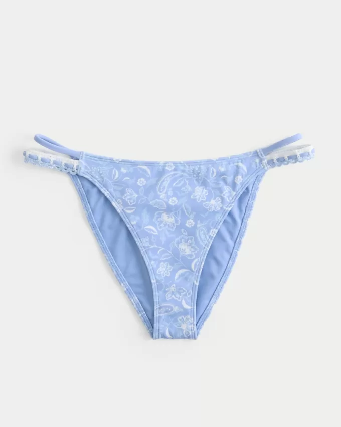 Crochet-Style Mixed High-Leg Cheeky Bikini Bottom,Crochet-Style Mixed High-Leg Cheeky Bikini Bottom Crochet-Style Mixed High-Leg Cheeky Bikini Bottom,Crochet-Style Mixed High-Leg Cheeky Bikini Bottom