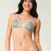 Crochet-Style Mixed Triangle Bikini Top,Crochet-Style Mixed Triangle Bikini Top Crochet-Style Mixed Triangle Bikini Top,Crochet-Style Mixed Triangle Bikini Top