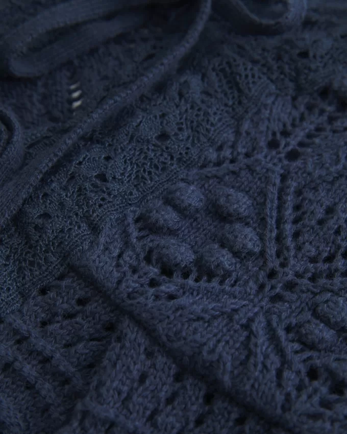 Crochet-Style Tie-Front Sweater Tank,Crochet-Style Tie-Front Sweater Tank Crochet-Style Tie-Front Sweater Tank,Crochet-Style Tie-Front Sweater Tank