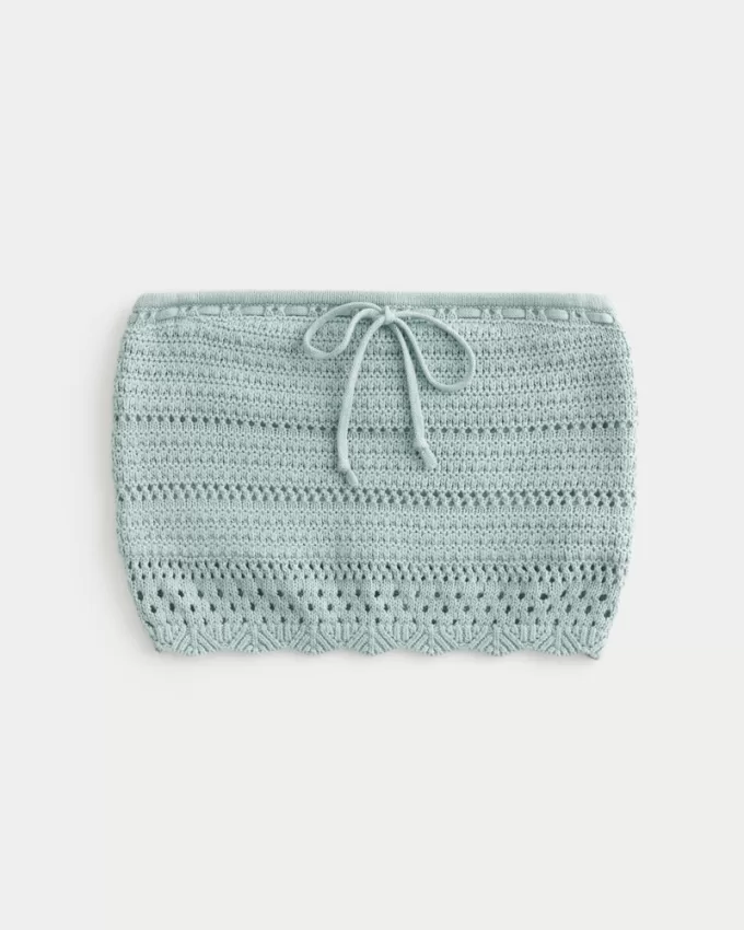 Crochet-Style Tube Top,Crochet-Style Tube Top Crochet-Style Tube Top,Crochet-Style Tube Top
