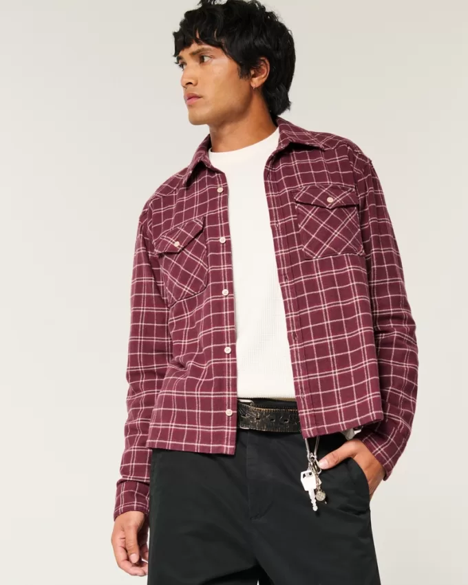 Crop Flannel Shirt,Crop Flannel Shirt Crop Flannel Shirt,Crop Flannel Shirt