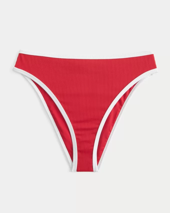 Curvy High-Leg High-Waist Ribbed Cheeky Bikini Bottom,Curvy High-Leg High-Waist Ribbed Cheeky Bikini Bottom Curvy High-Leg High-Waist Ribbed Cheeky Bikini Bottom,Curvy High-Leg High-Waist Ribbed Cheeky Bikini Bottom