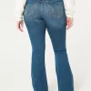 Curvy High-Rise Medium Wash Flare Jeans,Curvy High-Rise Medium Wash Flare Jeans Curvy High-Rise Medium Wash Flare Jeans,Curvy High-Rise Medium Wash Flare Jeans