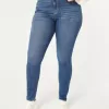 Curvy High-Rise Medium Wash Jean Leggings,Curvy High-Rise Medium Wash Jean Leggings Curvy High-Rise Medium Wash Jean Leggings,Curvy High-Rise Medium Wash Jean Leggings