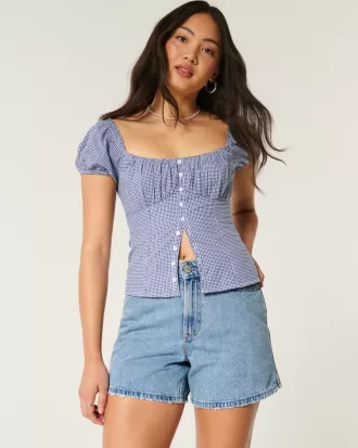 Curvy High-Rise Medium Wash Relaxed Denim Shorts 5″,Curvy High-Rise Medium Wash Relaxed Denim Shorts 5″ Curvy High-Rise Medium Wash Relaxed Denim Shorts 5″,Curvy High-Rise Medium Wash Relaxed Denim Shorts 5″