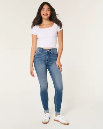 Curvy High-Rise Medium Wash Super Skinny Jeans,Curvy High-Rise Medium Wash Super Skinny Jeans Curvy High-Rise Medium Wash Super Skinny Jeans,Curvy High-Rise Medium Wash Super Skinny Jeans