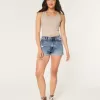 Curvy High-Rise Ripped Dark Wash Denim Shorts 3″,Curvy High-Rise Ripped Dark Wash Denim Shorts 3″ Curvy High-Rise Ripped Dark Wash Denim Shorts 3″,Curvy High-Rise Ripped Dark Wash Denim Shorts 3″