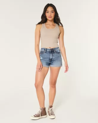 Curvy High-Rise Ripped Dark Wash Denim Shorts 3″,Curvy High-Rise Ripped Dark Wash Denim Shorts 3″ Curvy High-Rise Ripped Dark Wash Denim Shorts 3″,Curvy High-Rise Ripped Dark Wash Denim Shorts 3″
