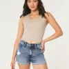 Curvy High-Rise Ripped Dark Wash Denim Shorts 3″,Curvy High-Rise Ripped Dark Wash Denim Shorts 3″ Curvy High-Rise Ripped Dark Wash Denim Shorts 3″,Curvy High-Rise Ripped Dark Wash Denim Shorts 3″