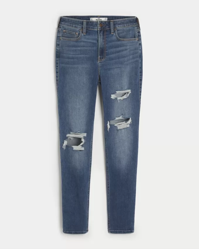 Curvy High-Rise Ripped Dark Wash Super Skinny Jeans,Curvy High-Rise Ripped Dark Wash Super Skinny Jeans Curvy High-Rise Ripped Dark Wash Super Skinny Jeans,Curvy High-Rise Ripped Dark Wash Super Skinny Jeans