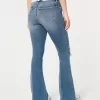 Curvy High-Rise Ripped Medium Wash Flare Jeans,Curvy High-Rise Ripped Medium Wash Flare Jeans Curvy High-Rise Ripped Medium Wash Flare Jeans,Curvy High-Rise Ripped Medium Wash Flare Jeans