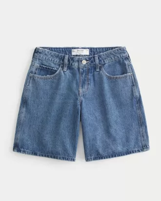 Curvy Low-Rise Dark Wash Baggy Jort,Curvy Low-Rise Dark Wash Baggy Jort Curvy Low-Rise Dark Wash Baggy Jort,Curvy Low-Rise Dark Wash Baggy Jort