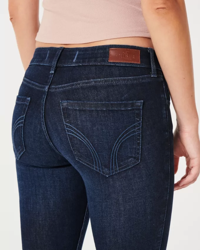 Curvy Low-Rise Dark Wash Super Skinny Jeans,Curvy Low-Rise Dark Wash Super Skinny Jeans