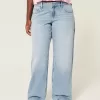 Curvy Low-Rise Light Wash Baggy Jeans,Curvy Low-Rise Light Wash Baggy Jeans