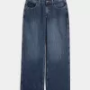 Curvy Mid-Rise Dark Wash Baggy Jeans,Curvy Mid-Rise Dark Wash Baggy Jeans Curvy Mid-Rise Dark Wash Baggy Jeans,Curvy Mid-Rise Dark Wash Baggy Jeans