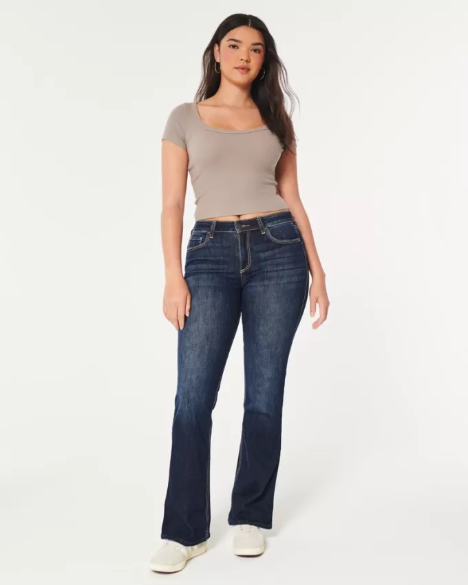 Curvy Mid-Rise Dark Wash Boot Jeans,Curvy Mid-Rise Dark Wash Boot Jeans Curvy Mid-Rise Dark Wash Boot Jeans,Curvy Mid-Rise Dark Wash Boot Jeans